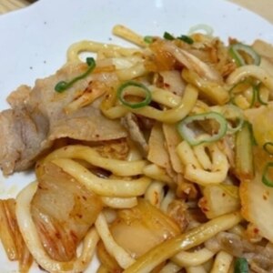 豚キムチうどん